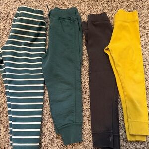 Hanna Andersson Kids Bottoms - Green, Yellow, and Black 3T